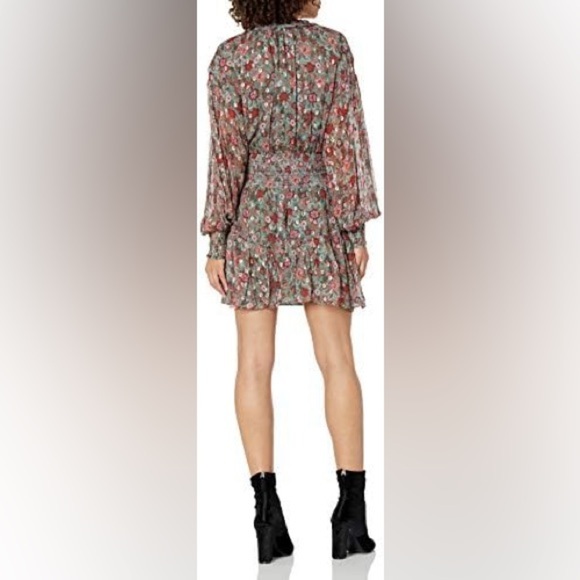 RAMY BROOK Blake Print Long Sleeve Minidress (D8) - Picture 2 of 13